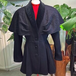 ADA VINTAGE Wool Cape Coat